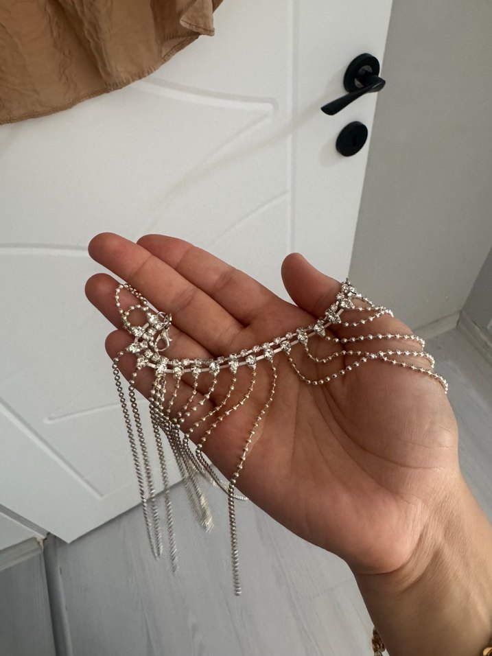 Bej Düğmeli Keten Gömlek - Görsel 3