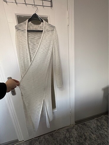 Pull and Bear Pull&Bear Beyaz Hırka #pullandbear