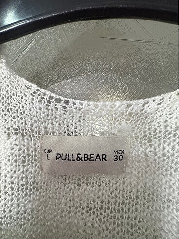 l Beden beyaz Renk Pull&Bear Beyaz Hırka #pullandbear