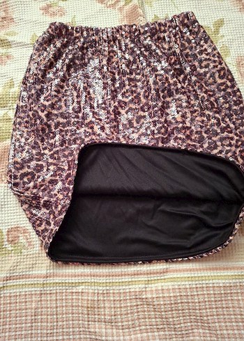 Payetli Mini Etek - Görsel 4