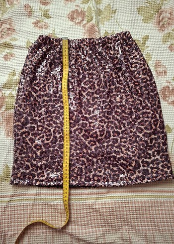 Payetli Mini Etek - Görsel 2