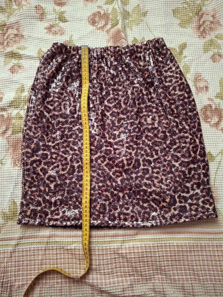 Payetli Mini Etek - Görsel 2