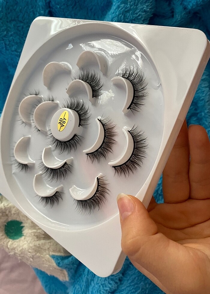 Doğal İpek Yoğun hacimli kirpik - Görsel 3