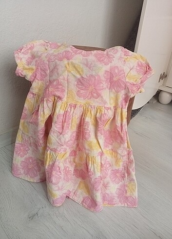 LC Waikiki Kız Bebek keten elbise