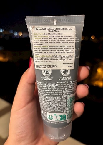 Yves Rocher Yves Rocher kömür maske