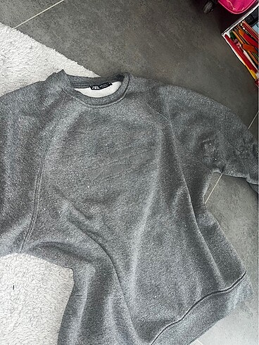 zara simli sweatshirt
