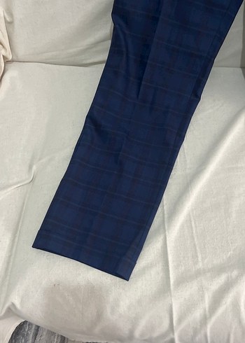 Erkek Lacivert Rahat Kesim Ofis Pantolonu - Görsel 2