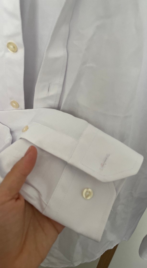 AC&co. Beyaz Kısa Kollu Pamuklu Gömlek - Görsel 3