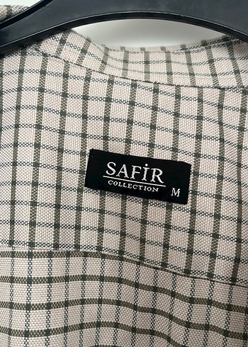 Erkek Bej Pamuklu Uzun Kollu Gömlek - Görsel 3