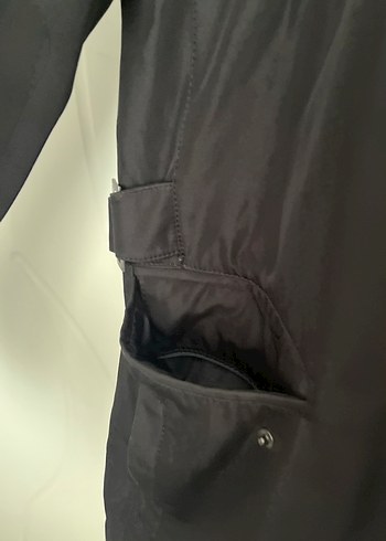 Siyah Erkek Midi Boy Düğmeli Ceket - Görsel 6