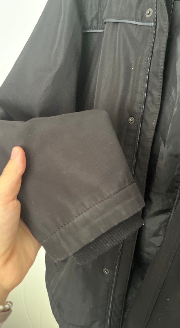 Siyah Erkek Midi Boy Düğmeli Ceket - Görsel 5