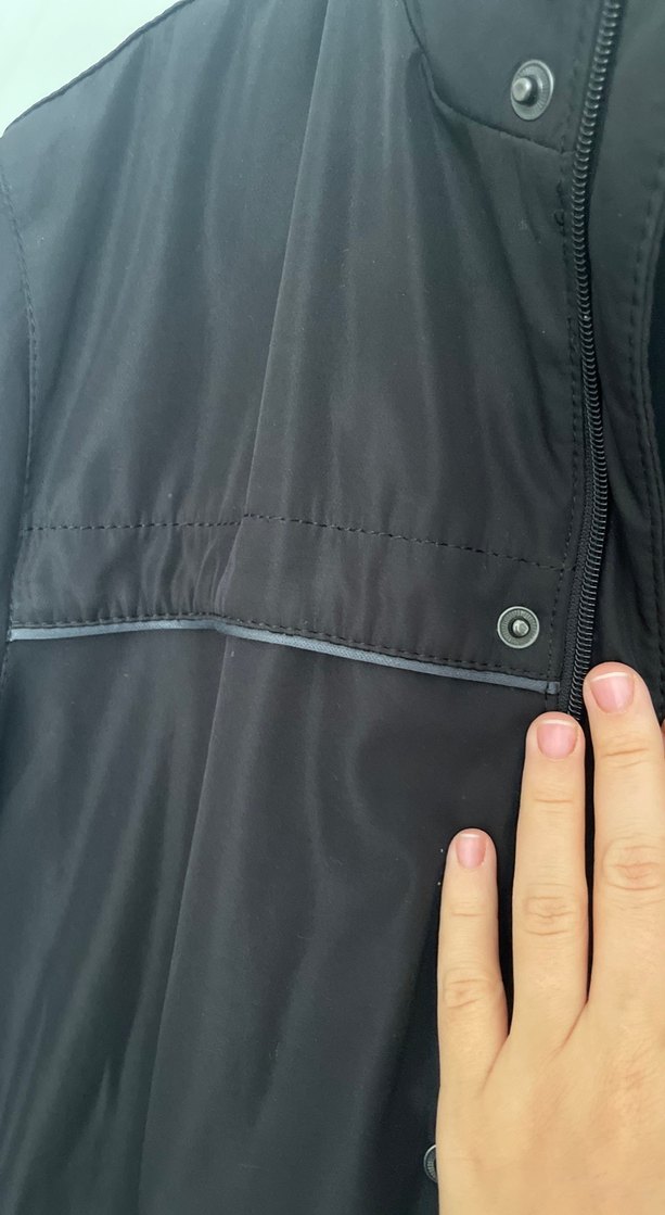 Siyah Erkek Midi Boy Düğmeli Ceket - Görsel 4