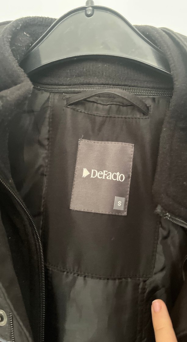 Siyah Erkek Midi Boy Düğmeli Ceket - Görsel 2