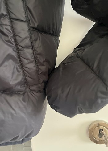 Erkek Siyah Fermuarlı Street Wear Mont - Görsel 3