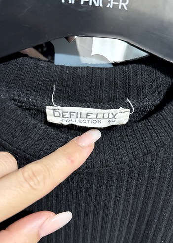 Uzun Kollu Siyah Gotik Elbise - Görsel 4