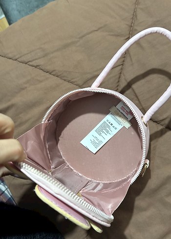 Beyaz Deri Çiçek Desenli Kadın Çantası - Görsel 3