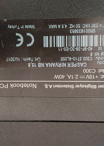 Gri Casper Dizüstü Bilgisayar - Görsel 2