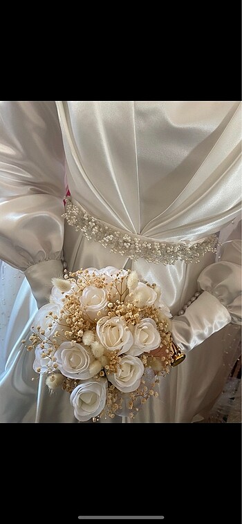 36-38 beden   melek model gelinlik - Görsel 5