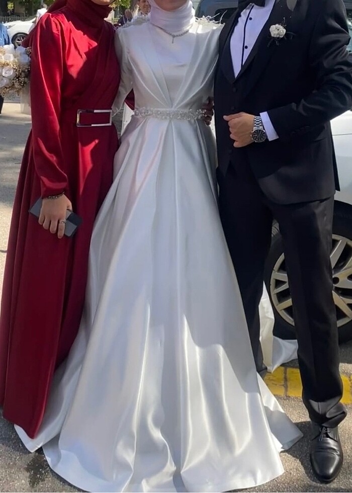 36-38 beden   melek model gelinlik - Görsel 2