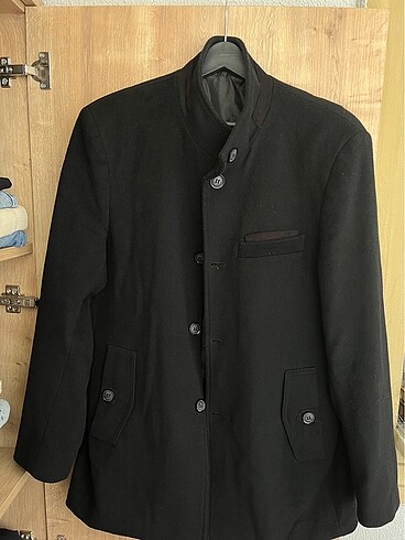 dik yaka erkek kaban - Görsel 2