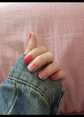 Nail artlı takma tırnak - Görsel 3
