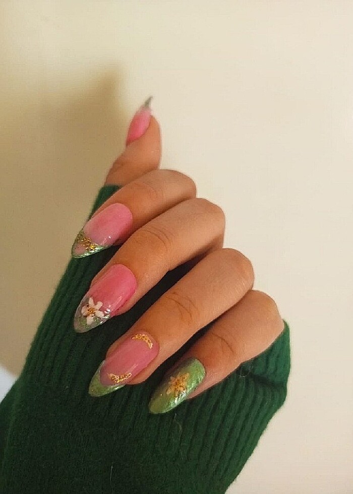 Nail artlı takma tırnak - Görsel 4