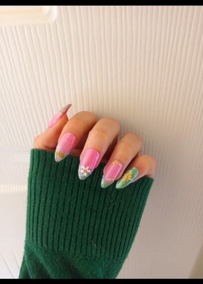 Nail artlı takma tırnak - Görsel 3