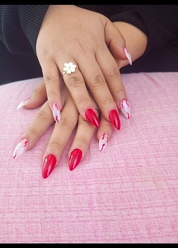 Nail artlı takma tırnak - Görsel 2