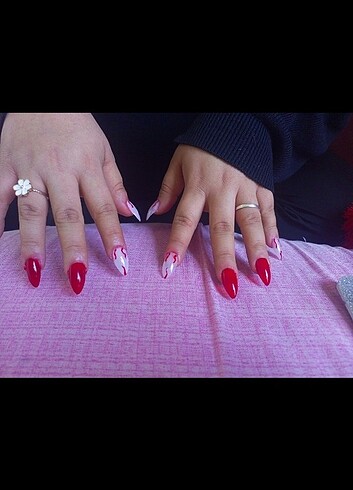 Nail artlı takma tırnak - Görsel 3