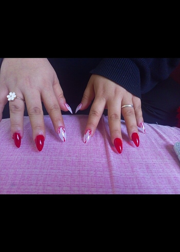 Nail artlı takma tırnak - Görsel 3