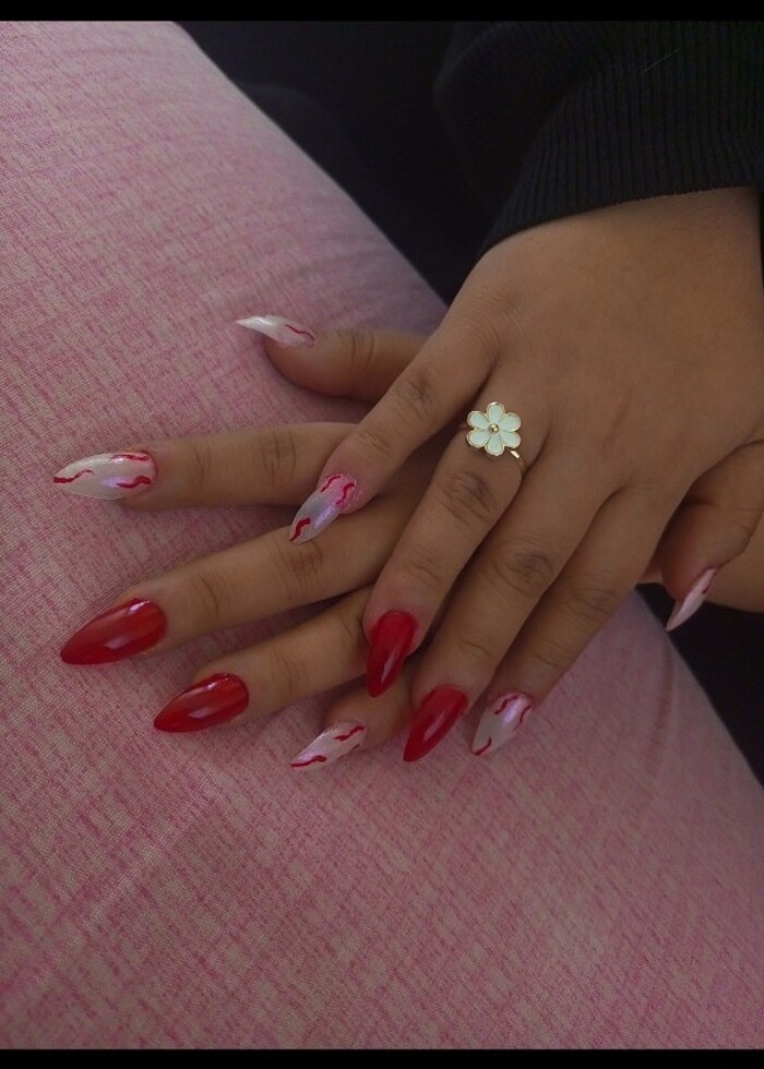 Nail artlı takma tırnak - Görsel 4