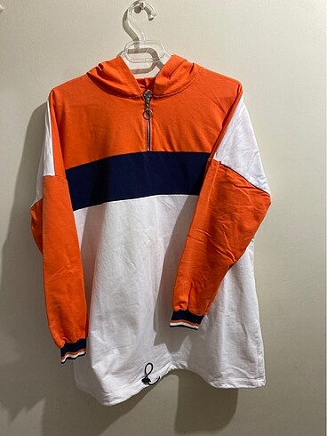 defacto tunik sweatshirt kapüşonlu