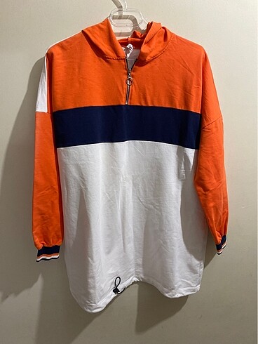 Defacto defacto tunik sweatshirt kapüşonlu