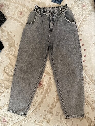 DeFacto yuksek bel beli likrali mom jean