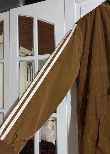 Kahverengi Uzun Kadın Mont Kürklü - Görsel 3