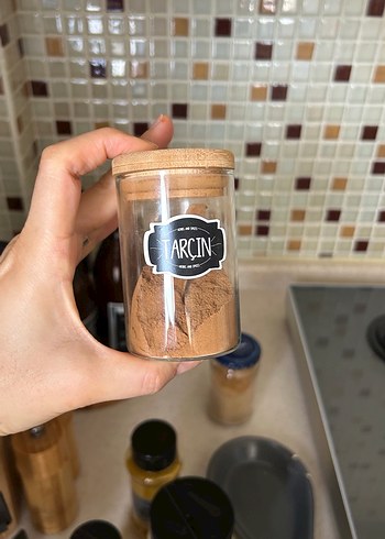 Bambu Kapaklı Baharat Kavanozları Seti - Görsel 3