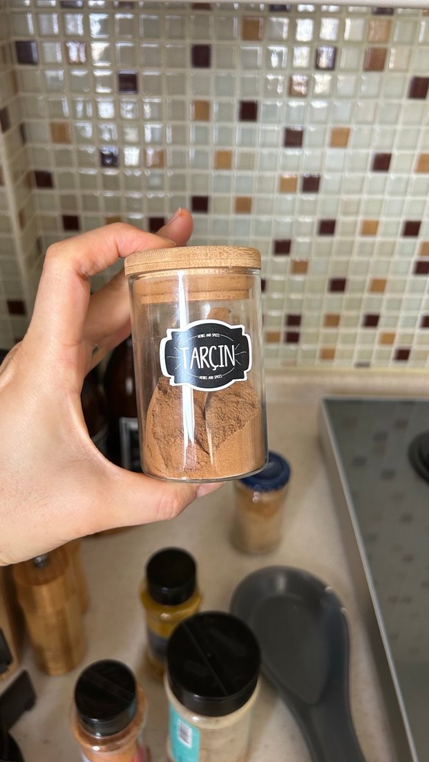 Bambu Kapaklı Baharat Kavanozları Seti - Görsel 3