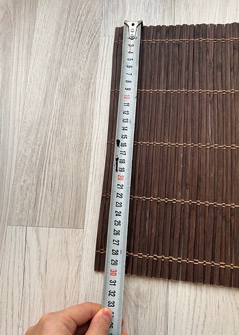 Koyu Kahverengi Ahşap ranner/supla 6 adet - Görsel 4