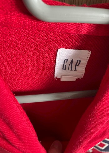 Kırmızı GAP KapüşonluSweatshirt - Görsel 3