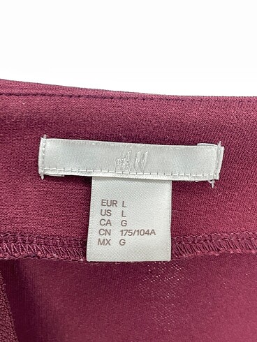l Beden bordo Renk H&M Bluz %70 İndirimli.