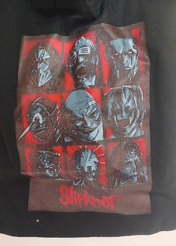 Slipknot Baskılı Siyah Kadın Çanta - Görsel 2