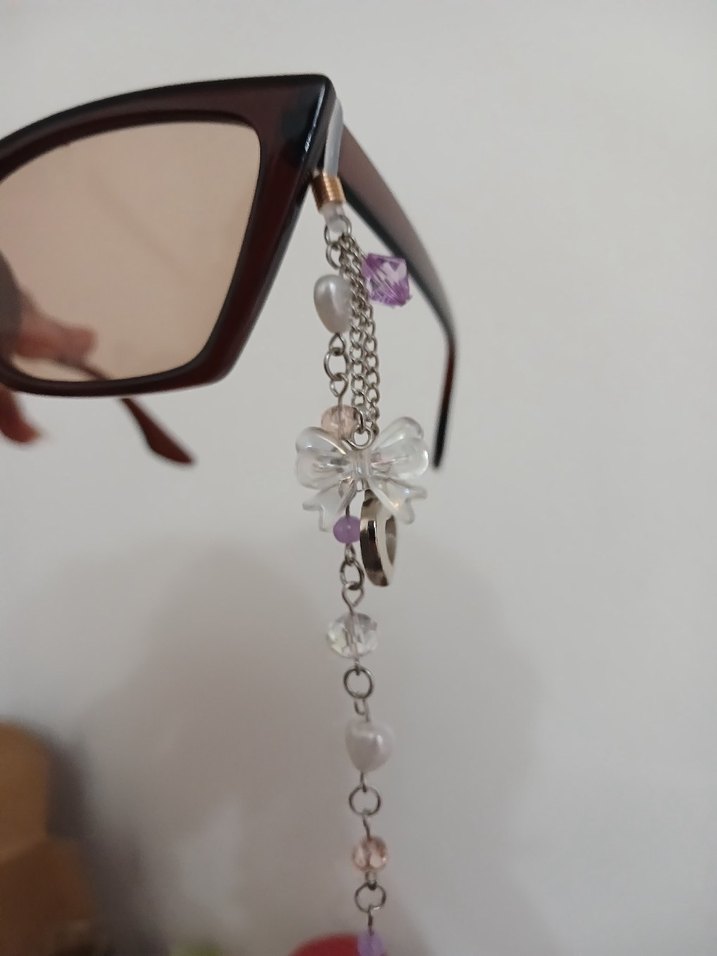 Charmlı Gözlük Zinciri - Görsel 2