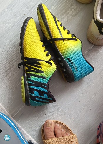 Sarı Erkek  Spor Ayakkabı Velcro - Görsel 6