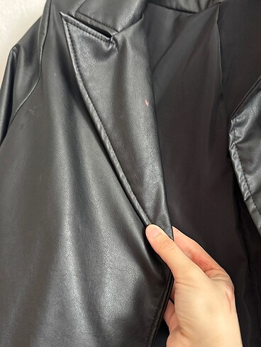 s Beden BLAZER deri ceket
