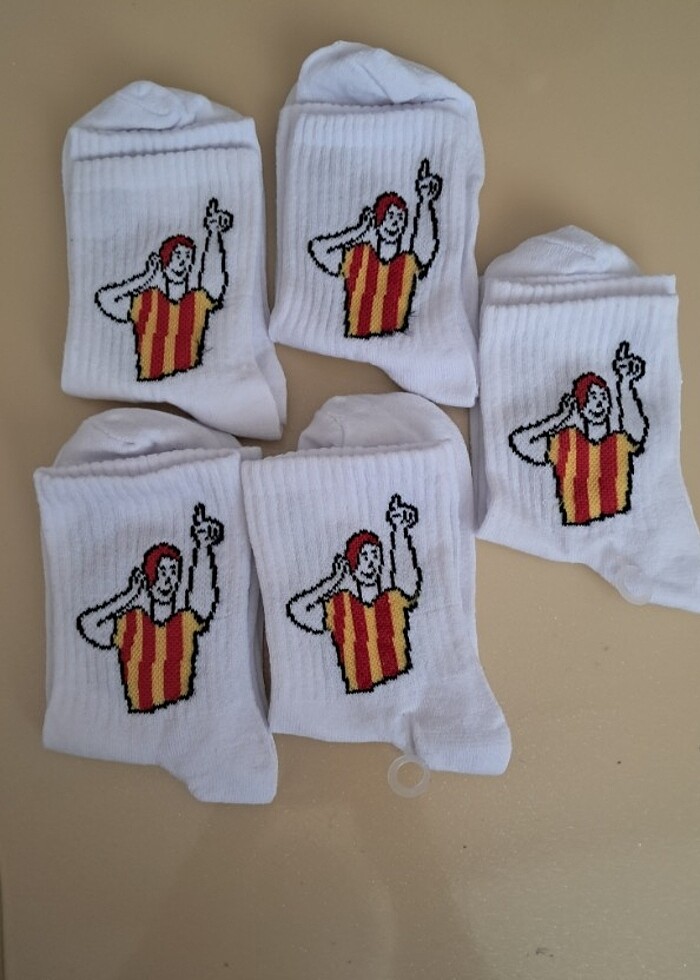 Erkek çocuk taraftar çorap KAMPANYA 5 al 4 öde - Görsel 2