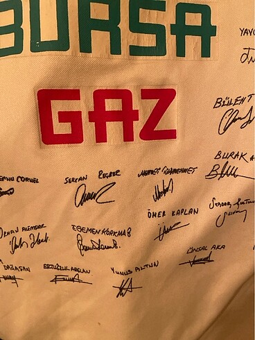 l Beden 2005 2006 altı Bursaspor imzalı forması