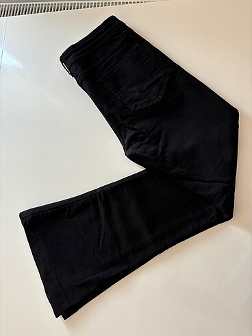 Nvy Jeans Siyah İspanyol paça pantolon