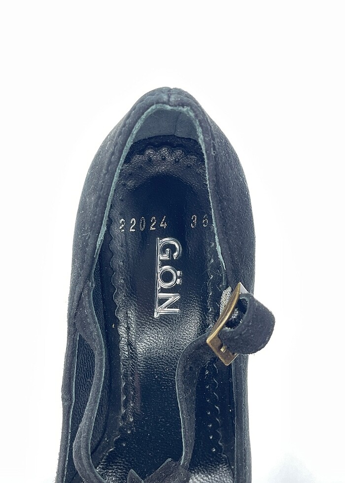 Gön Deri Stiletto %70 İndirimli. - Görsel 4