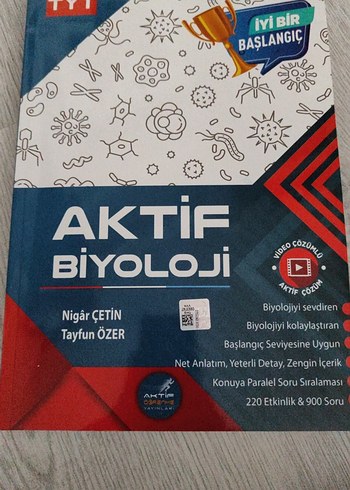 Aktif Biyoloji Sınav Hazırlık Kitabı TYT