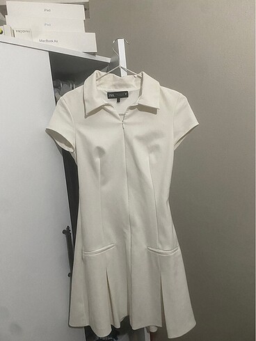 Zara Zara beyaz mini elbise